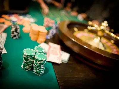 Stół do zabawy w Ruletkę z obsługą krupiera - Organizacja imprez hotelowych, wynajem atrakcji hotelowych